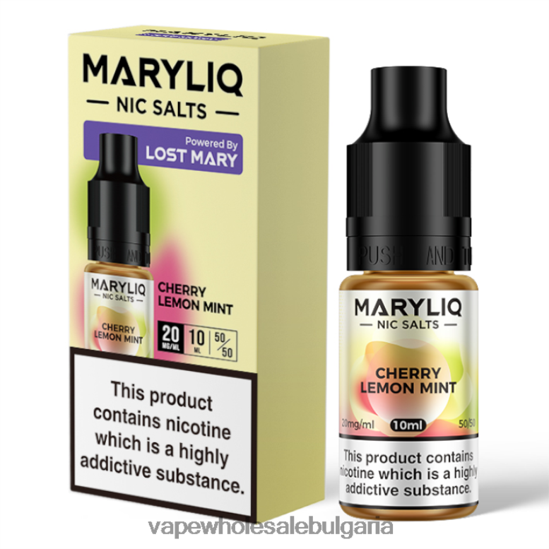 Електронна Цигара Vape - череша лимон мента 8DN60444 LOST MARY MARYLIQ никелови соли - 10мл - 20мг