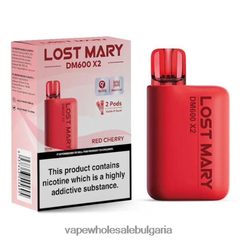 Електронна Цигара Glo - червена череша 8DN60479 LOST MARY DM600 X2