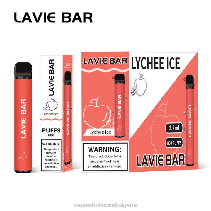 Електронни Цигари - лед от личи LAVIE BAR 800 впръсквания FR8V313