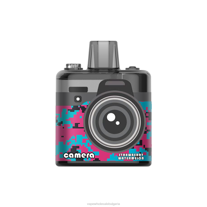 Електронна Цигара Vape Pro - ягода диня LAVIE Camera 8000 впръсквания FR8V169