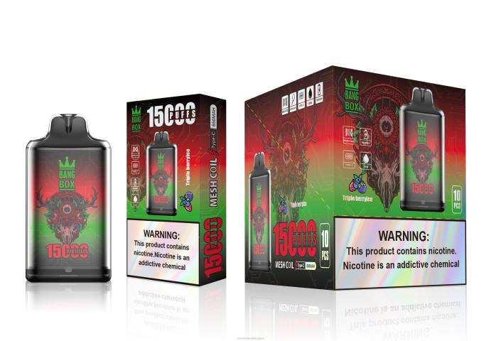 Електронни Цигари Пловдив - Bang Box s1-15000 впръсквания троен горски лед BLBP104