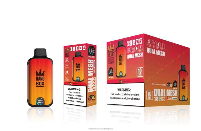 Електронна Цигара Vape - Bang Box 18000 впръсквания ягода манго BLBP99