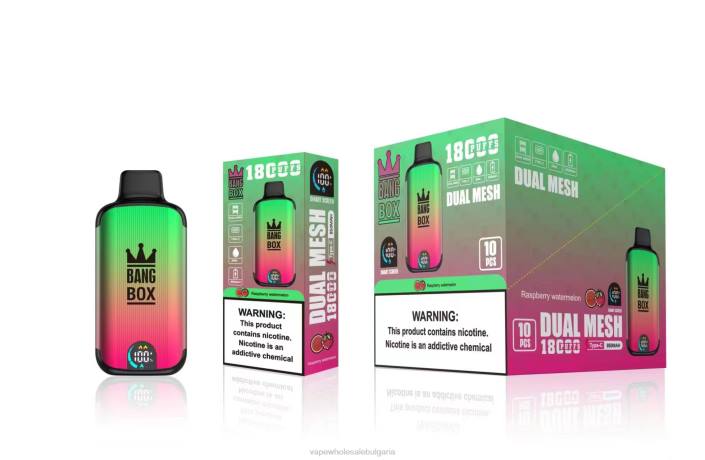 Електронна Цигара Vape Pro - Bang Box 18000 впръсквания малинова диня BLBP97