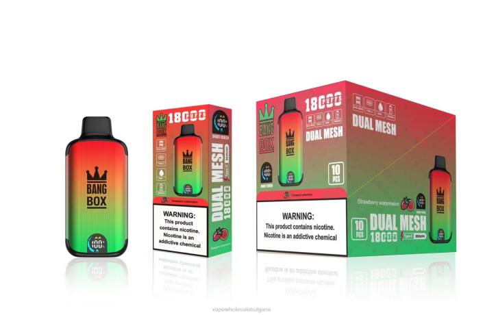 Vape Wholesale Bulgaria - Bang Box 18000 впръсквания ягодова диня BLBP88