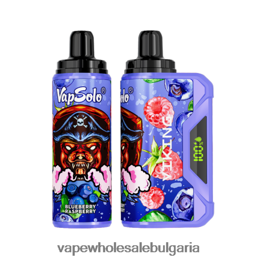 Vape Wholesale Bulgaria - Vapsolo VIKING вейп за еднократна употреба боровинка малина 860646132