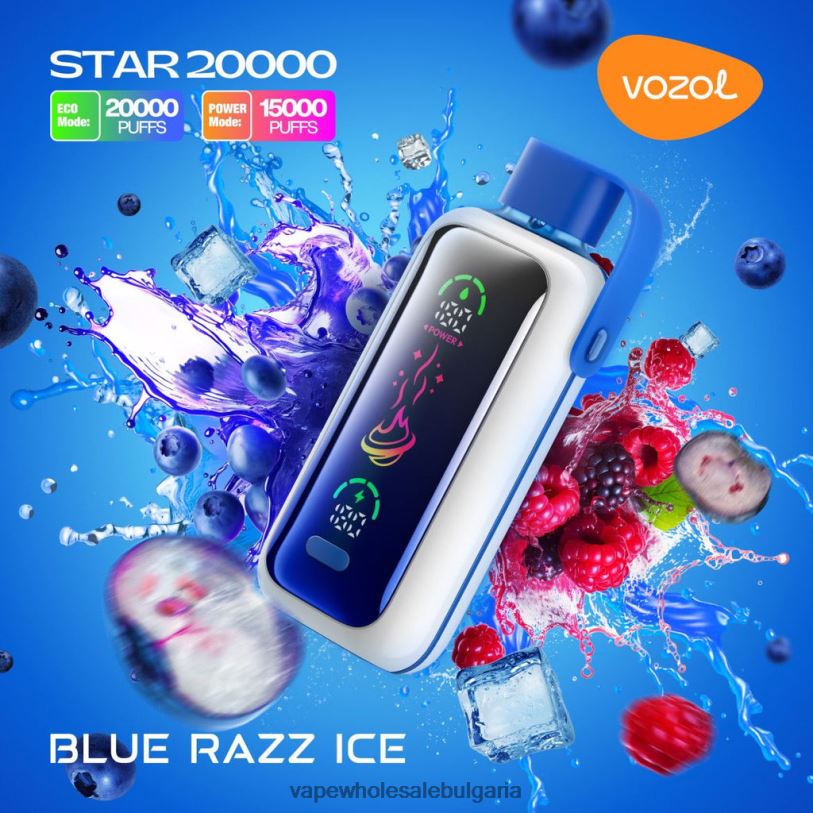 Електронна Цигара Vape - син раз лед VOZOL STAR 20 000 J280F4