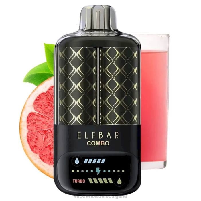 Електронна Цигара Vape - розова лимонада и грейпфрут Elf Bar Combo 25 000 F0XT11