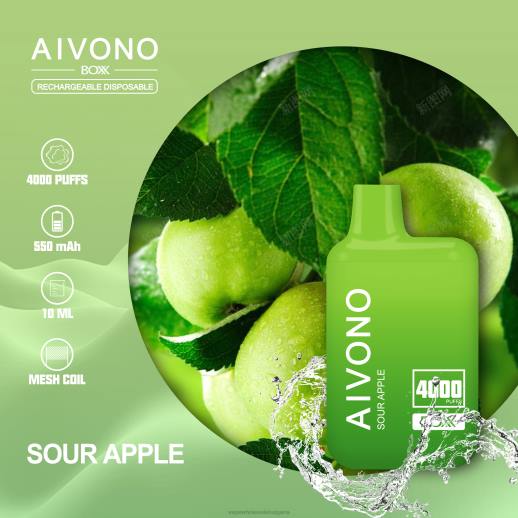 Vape Wholesale Bulgaria - Aivono AIM BOXX 4000 кисела ябълка VZ8V220