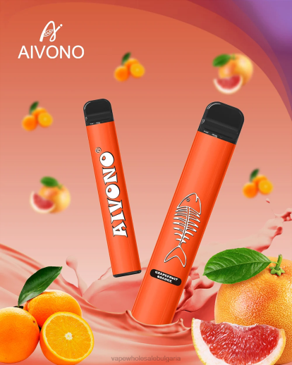 Vape Wholesale Bulgaria - Aivono AIM FISHBONE 600 грейпфрут портокал VZ8V280