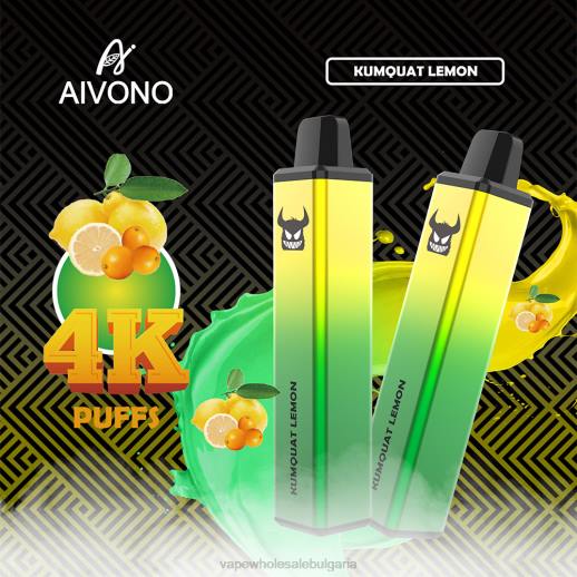 Електронни Цигари Пловдив - Aivono AIM FREAK 4000 кумкуат лимон VZ8V256