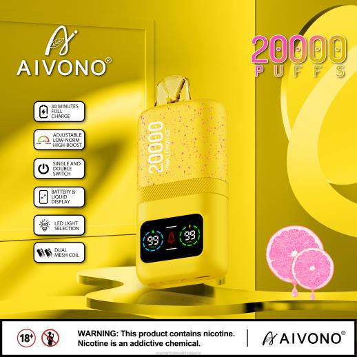 Електронни Цигари - Aivono AIM magic 20 000 розов лимонов лед VZ8V83