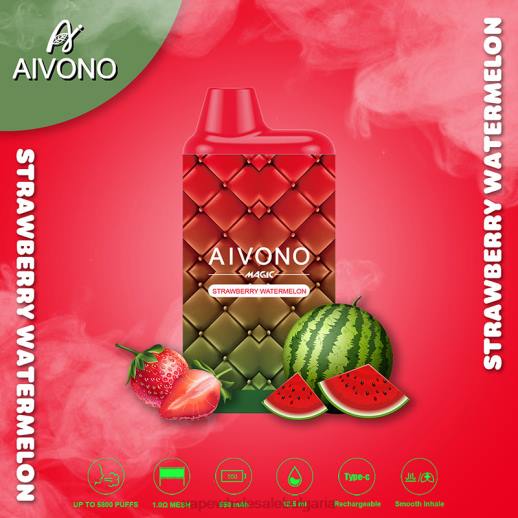 Електронна Цигара Vape Pro - Aivono AIM MAGIC 5800 кутия за цигари ягодова диня VZ8V99