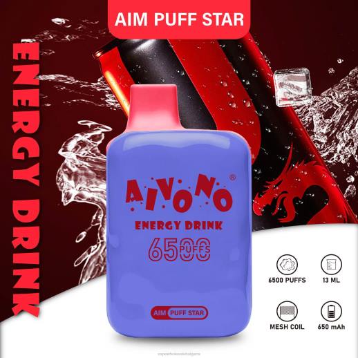 Електронни Цигари - Aivono AIM PUFF STAR 6500 енергийна напитка VZ8V293